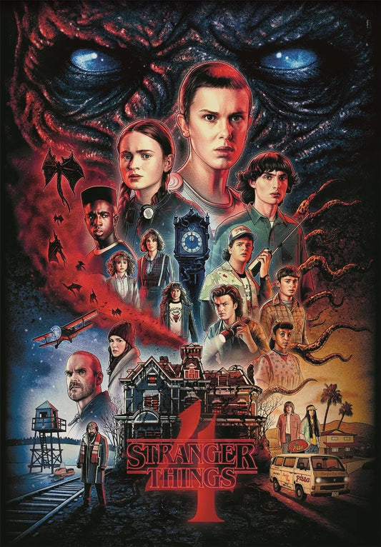 Puzzle Stranger Things Temporada 4 - 1000 piezas Clementoni