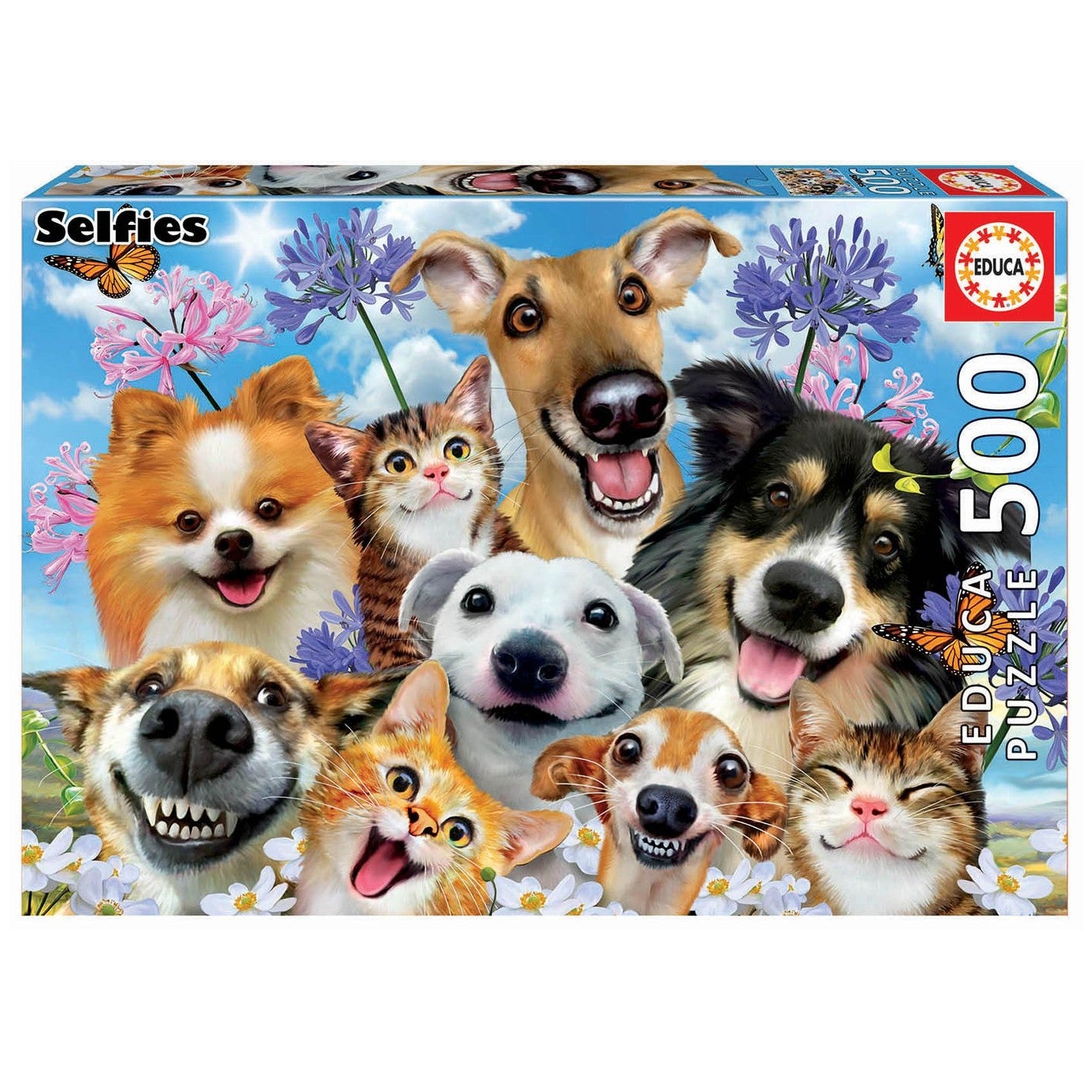 Puzzle Fun in the Sun Selfie 500 piezas Educa