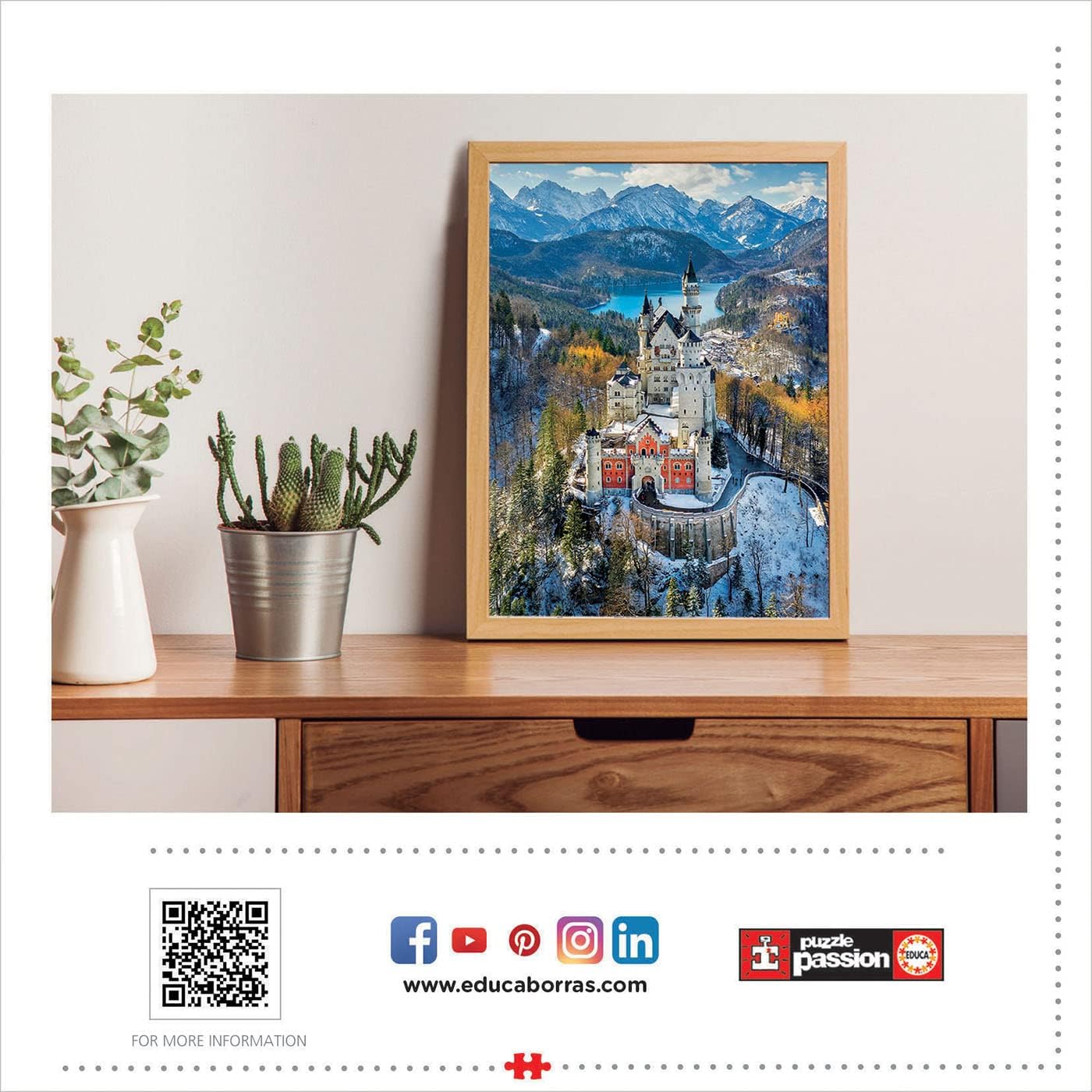 Puzzle Castillo Neuschwanstein 1000 piezas Educa