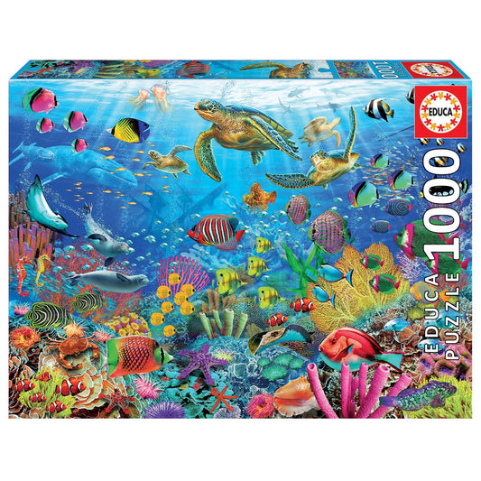 Puzzle Tortugas en el Paraíso 1000 piezas Educa