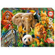 Puzzle Collage Animales Salvajes 500 piezas Educa