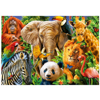 Puzzle Collage Animales Salvajes 500 piezas Educa