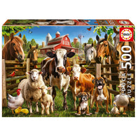 Puzzle Los Traviesos de la Granja 500 piezas Educa