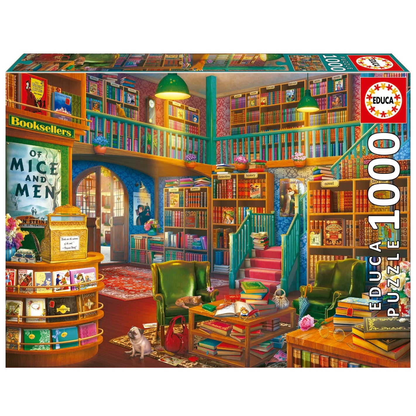 Puzzle Librería 1000 piezas Educa