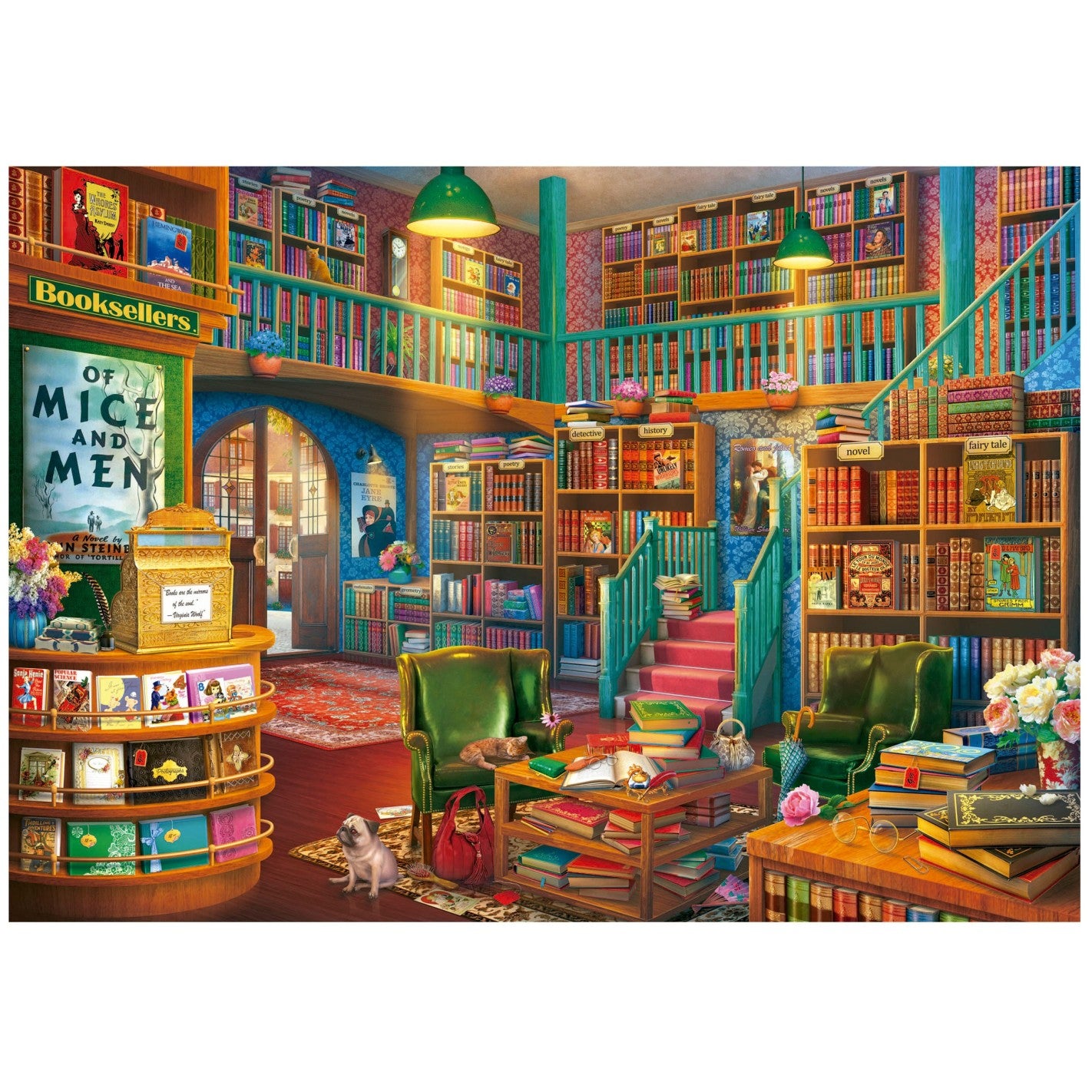 Puzzle Librería 1000 piezas Educa