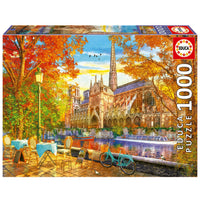 Puzzle Otoño en Notre Dame 1000 piezas Educa