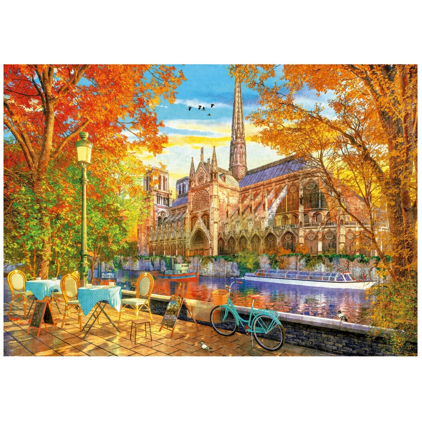 Puzzle Otoño en Notre Dame 1000 piezas Educa