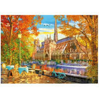 Puzzle Otoño en Notre Dame 1000 piezas Educa