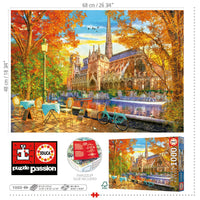 Puzzle Otoño en Notre Dame 1000 piezas Educa