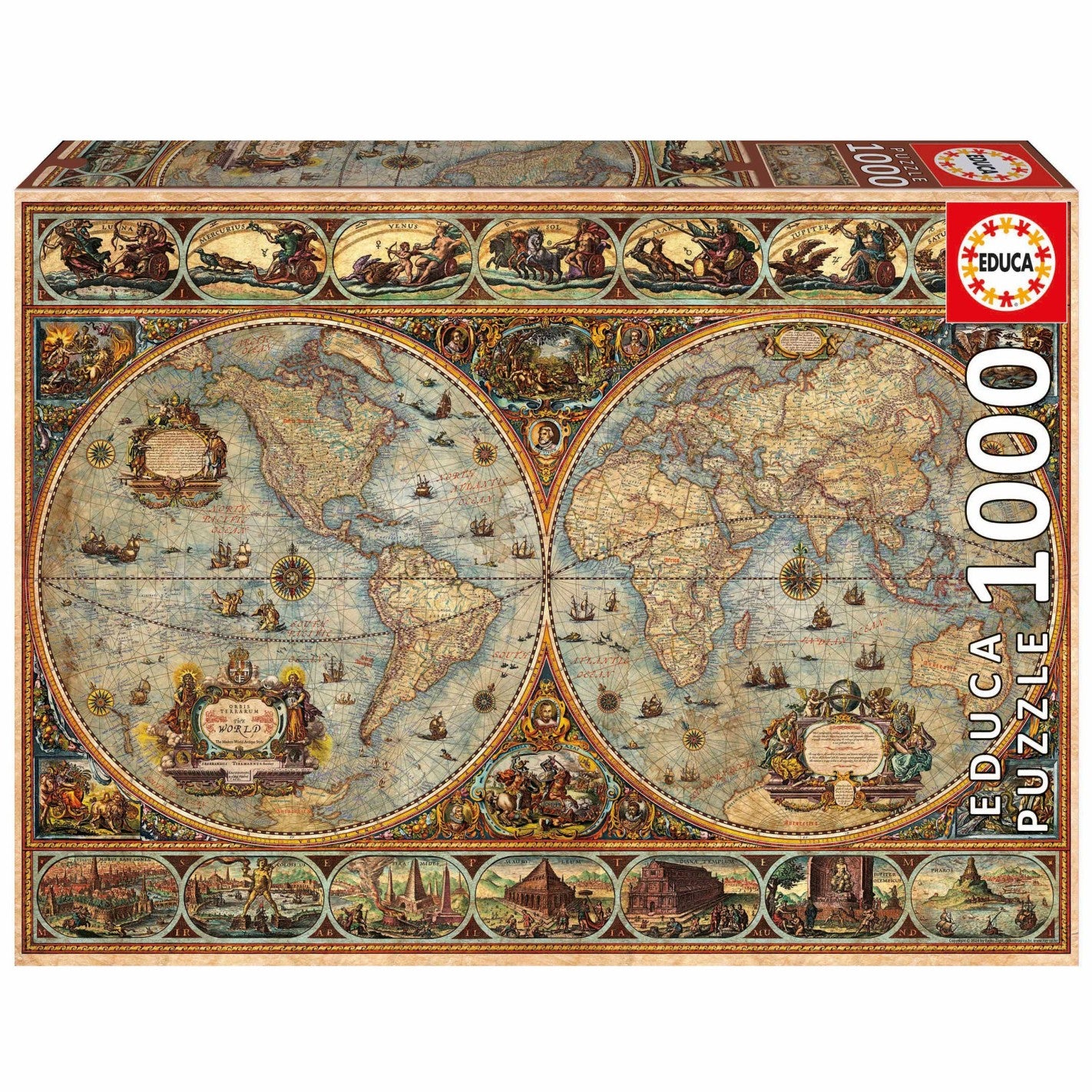 Puzzle Orbis Terrarum 1000 piezas Educa