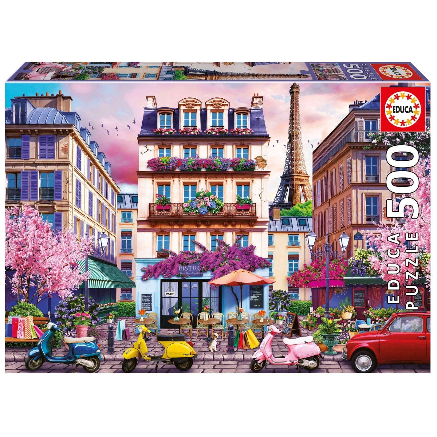 Puzzle Distrito de Compras de París 500 piezas Educa