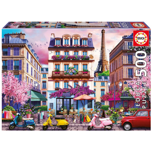 Puzzle Distrito de Compras de París 500 piezas Educa