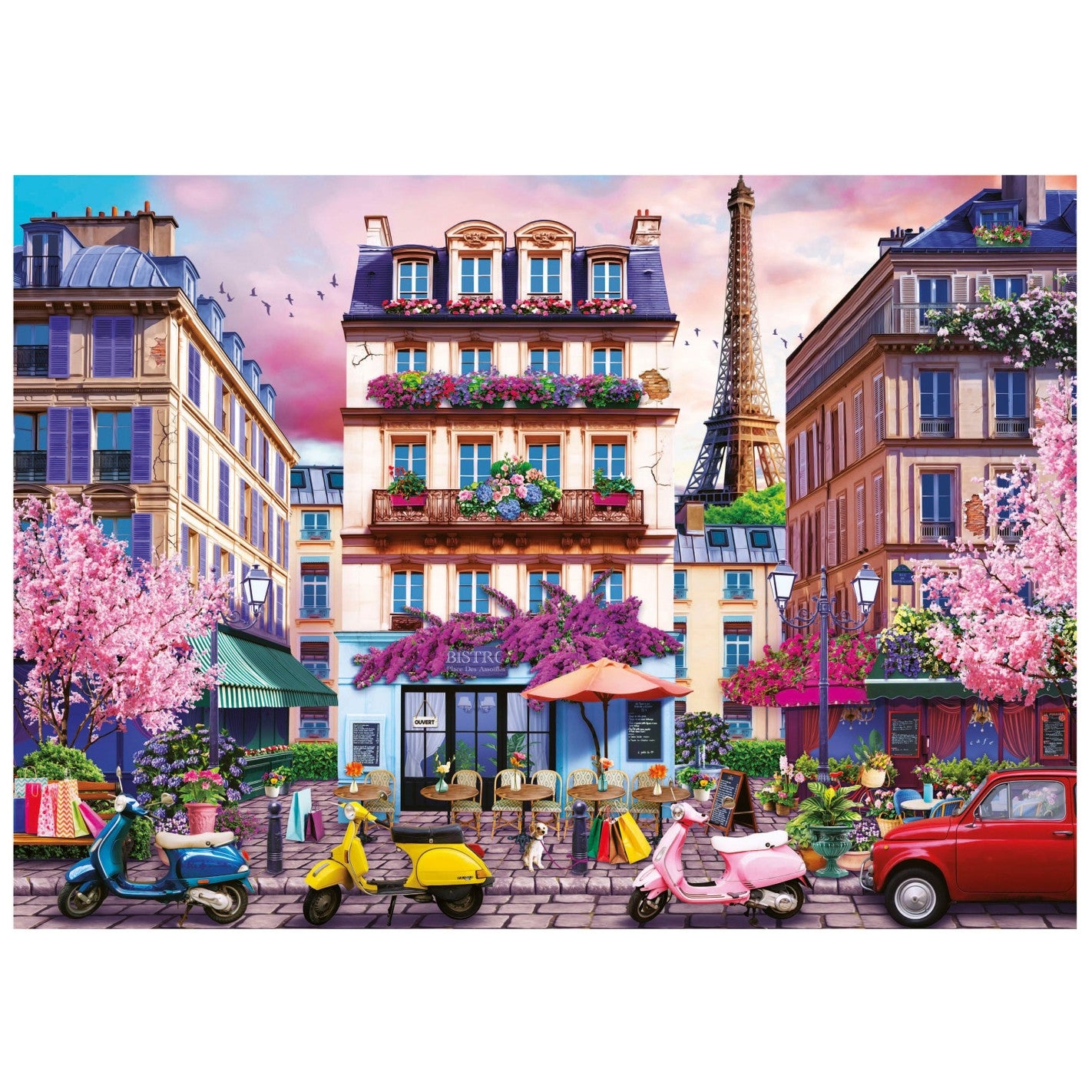 Puzzle Distrito de Compras de París 500 piezas Educa
