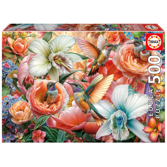 Puzzle Jardín de Colibríes 500 piezas Educa
