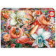 Caja del puzzle Jardín de Colibríes de 500 piezas de Educa, con colibríes entre rosas, orquídeas y flores de colores