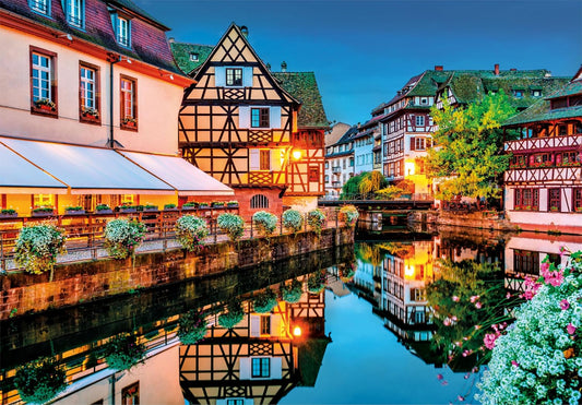 Puzzle Casco Antiguo de Estrasburgo 500 piezas Clementoni