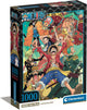 Caja del puzzle One Piece 1000 piezas Clementoni con Luffy y la tripulación de los Sombrero de Paja, formato 50×70 cm