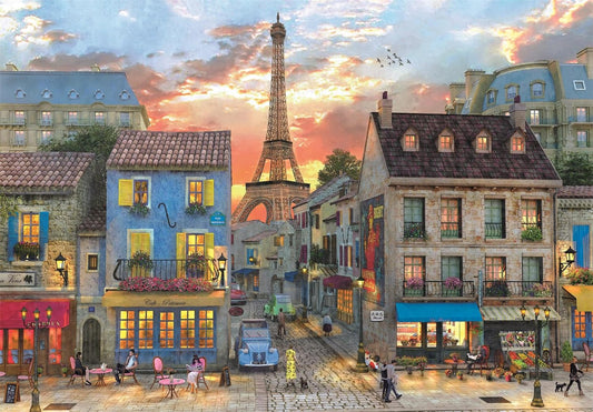 Puzzle Calle de París 1000 piezas Clementoni