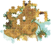 Puzzle Los Girasoles Van Gogh 1000 piezas Clementoni