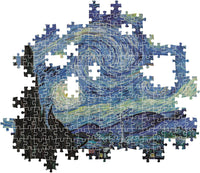Puzzle La Noche Estrellada Van Gogh 1000 piezas Clementoni